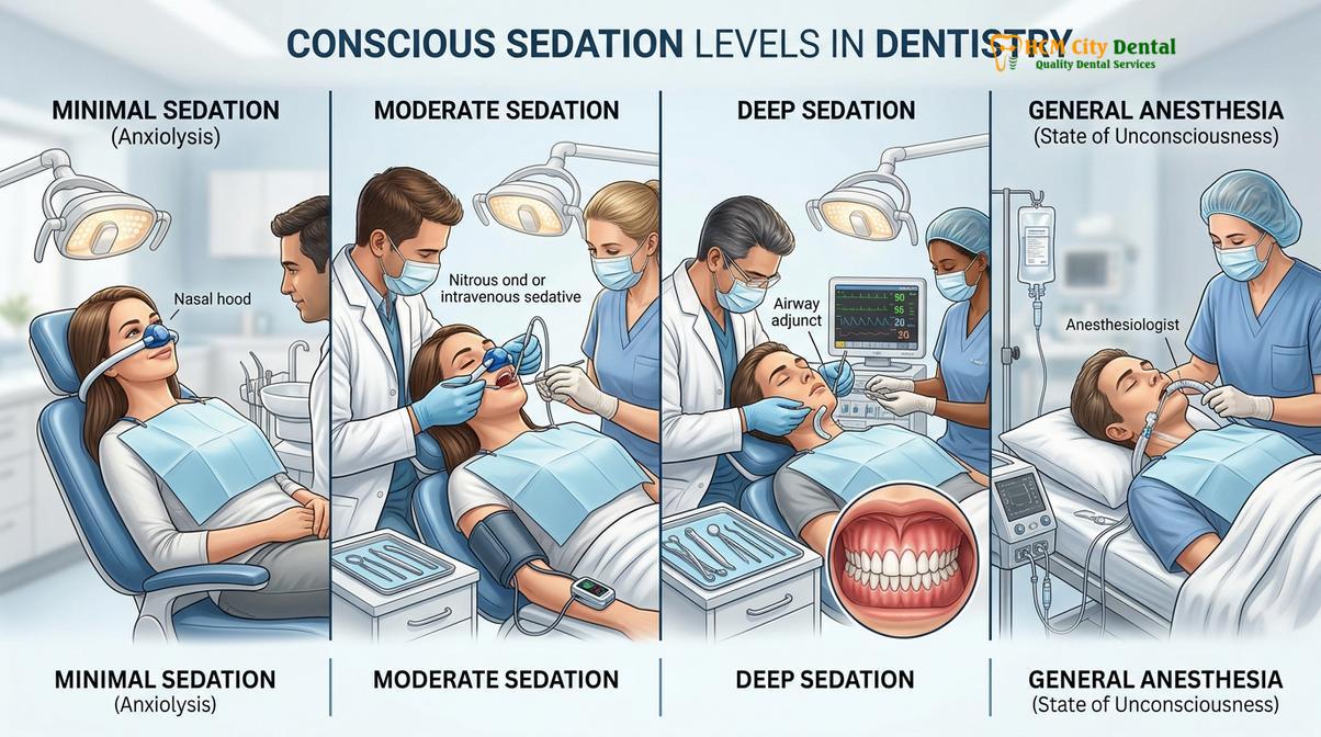 Visual illustration of sleep dentistry Vietnam