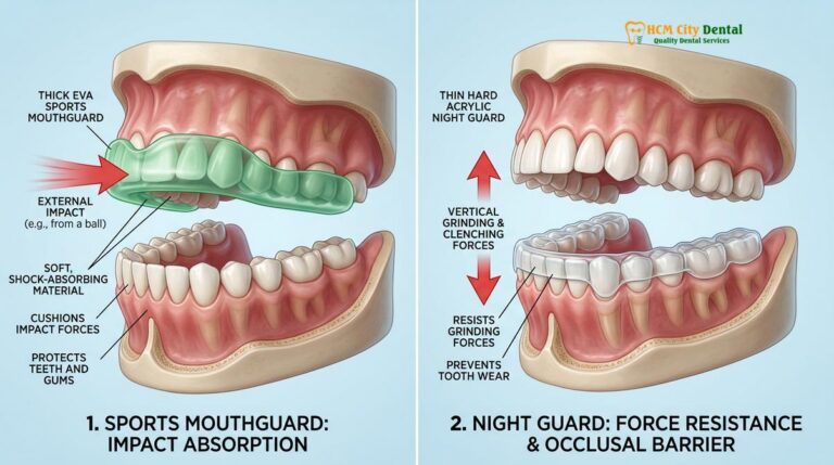 Mouthguard vs Night Guard Difference: Clinical Guide | HCMC Dental