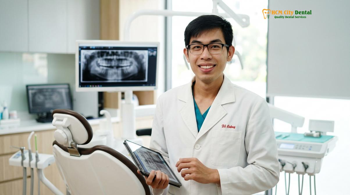 Dr. Nguyen Van Cuong DDS at HCMC Dental Clinic