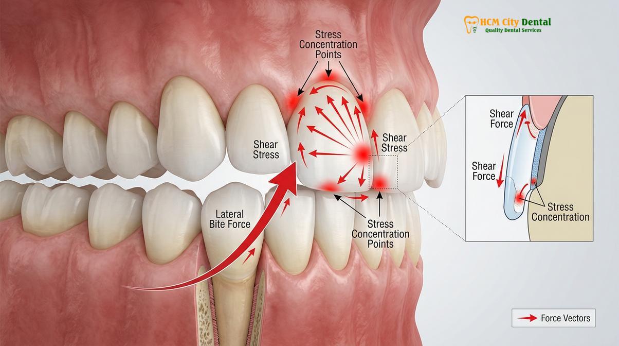 Clinical photography related to bruxism and veneers