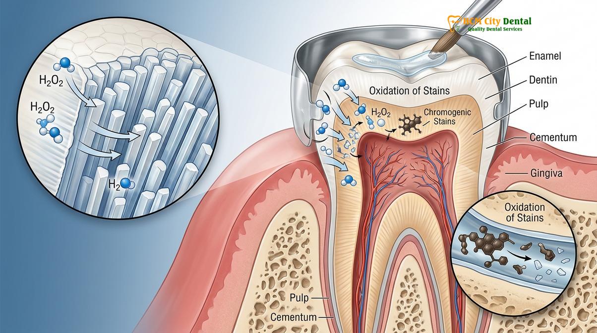 Clinical photography related to teeth whitening pregnancy safety