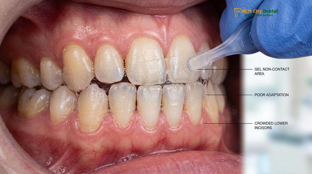 Clinical photography related to teeth whitening strips vs professional