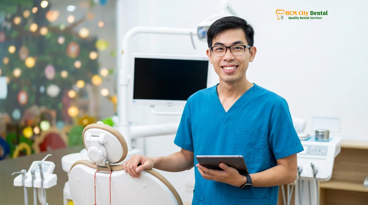 Dr. Nguyen Van Cuong DDS at HCMC Dental Clinic