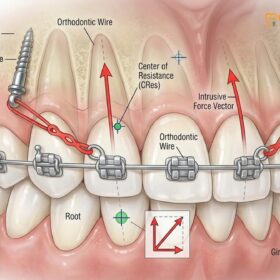 TADs Intrusion for Gummy Smile: Clinical Biomechanics & Laser Contouring