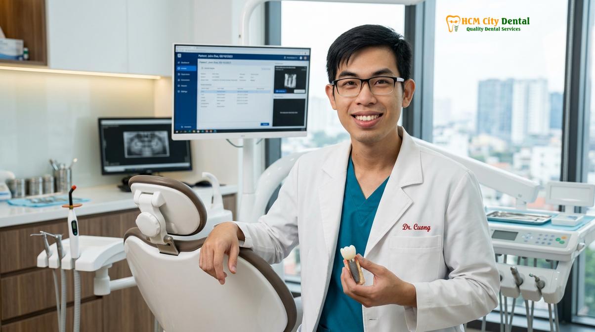 Dr. Nguyen Van Cuong DDS at HCMC Dental Clinic