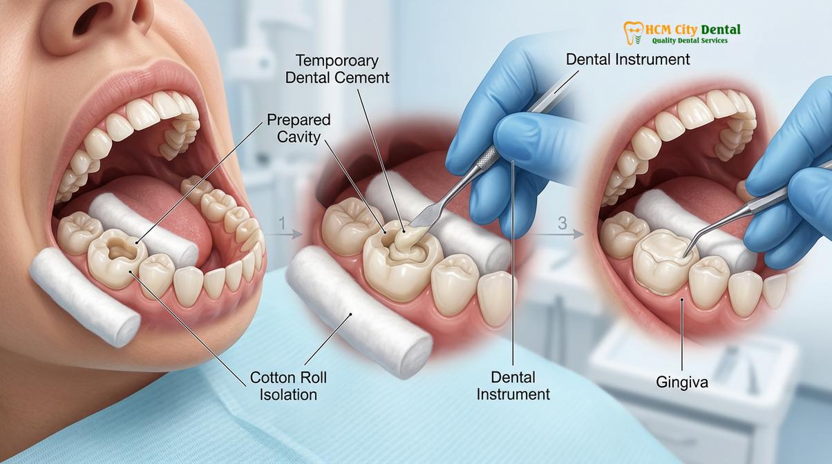 Clinical photography related to temporary tooth repair diy