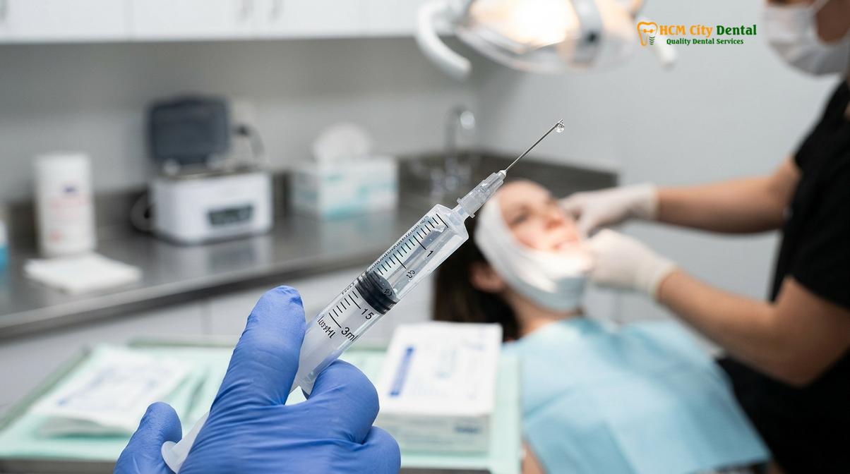 Visual illustration of TMJ Arthrocentesis Vietnam