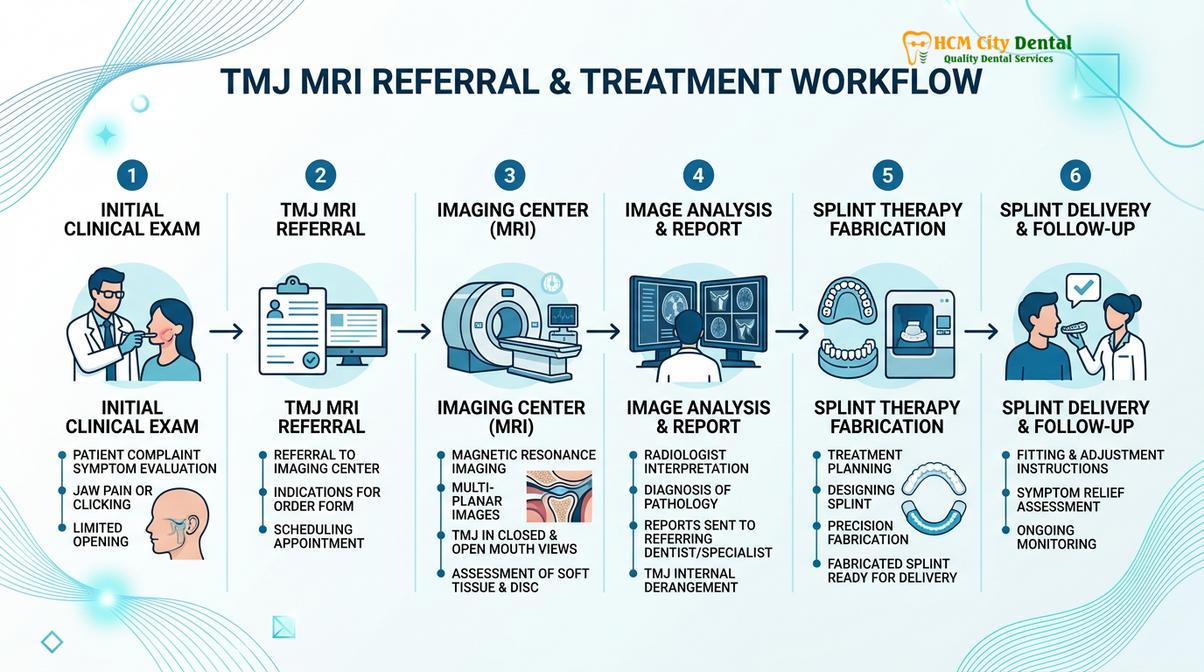 Summary diagram of TMJ MRI Scan Vietnam