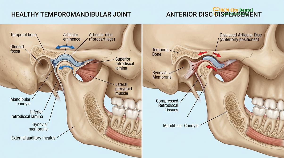 Visual description of TMJ treatment Vietnam HCMC