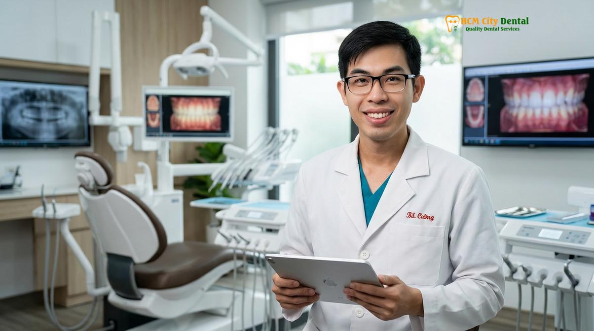 Dr. Nguyen Van Cuong DDS at HCMC Dental Clinic