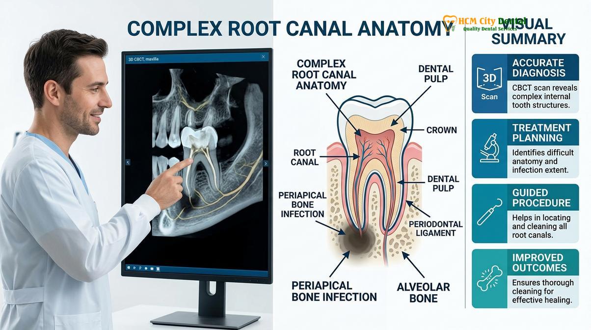 Visual illustration of Tooth Abscess vs Pulpitis