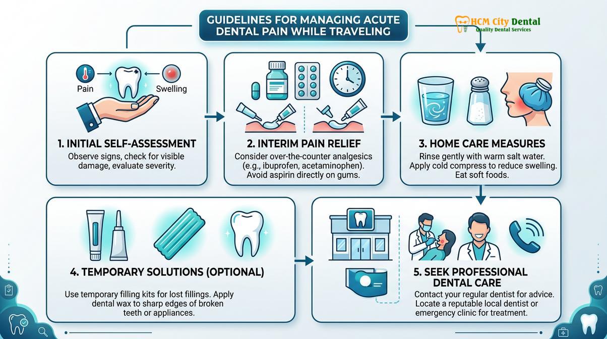 Summary diagram of toothache vietnam what to do