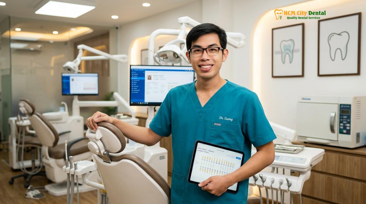 Dr. Nguyen Van Cuong DDS at HCMC Dental Clinic