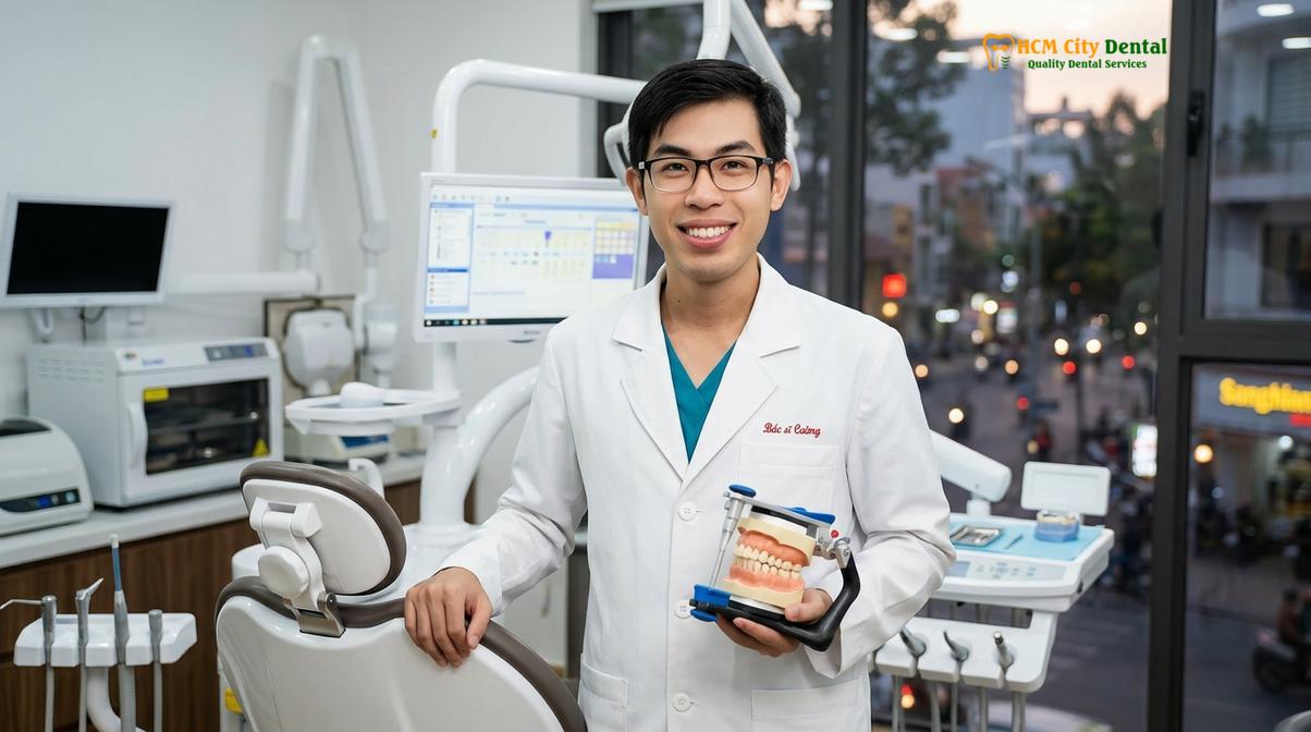 Dr. Nguyen Van Cuong DDS at HCMC Dental Clinic