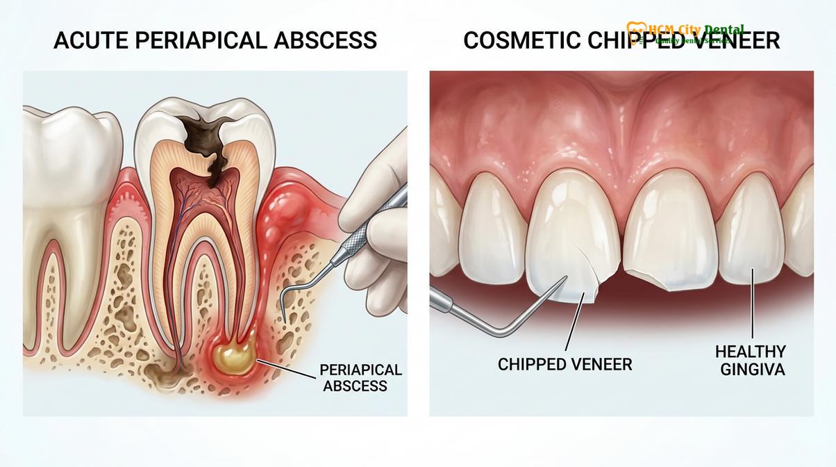 Clinical photography related to travel insurance dental emergency vietnam