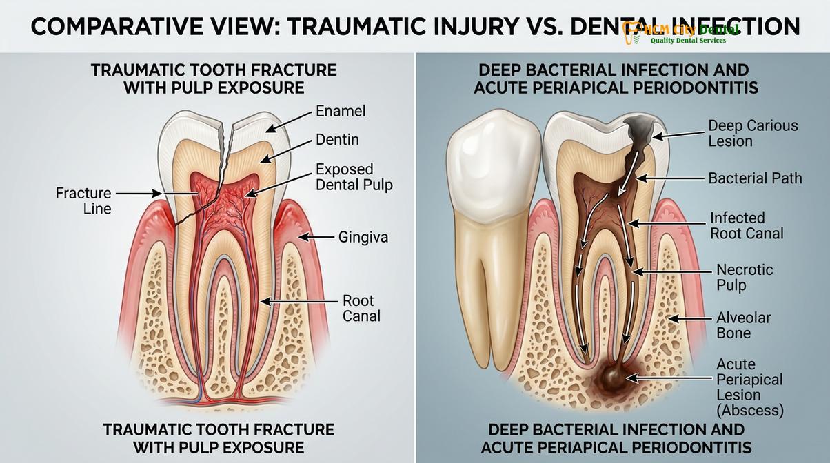 Clinical photography related to Travel Insurance Dental Root Canal
