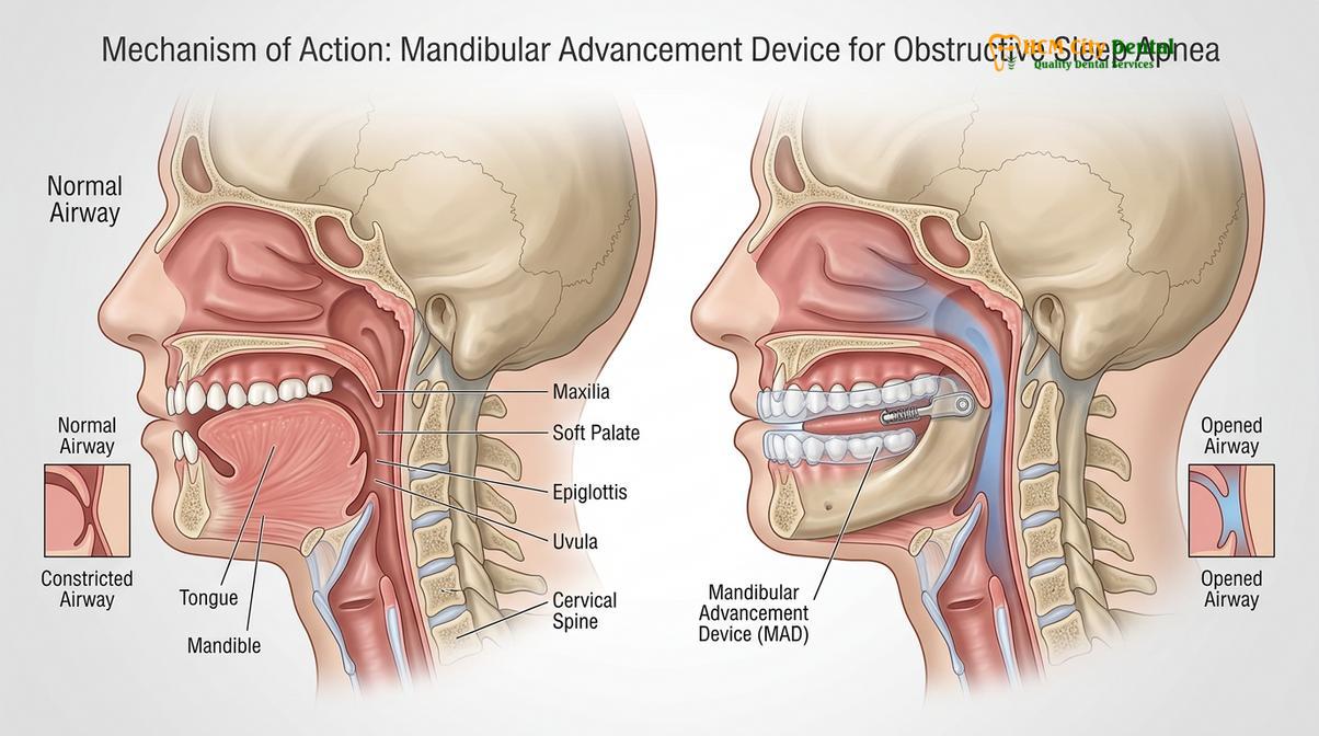 Visual illustration of traveling with sleep apnea