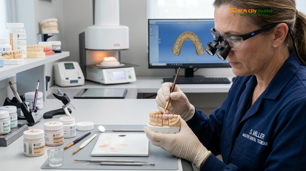 Visual illustration of same day crowns 24 hour dental restoration truth