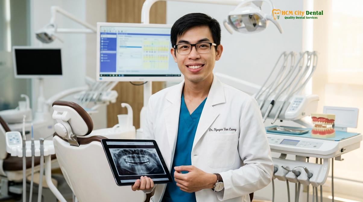 Dr. Nguyen Van Cuong DDS at HCMC Dental Clinic