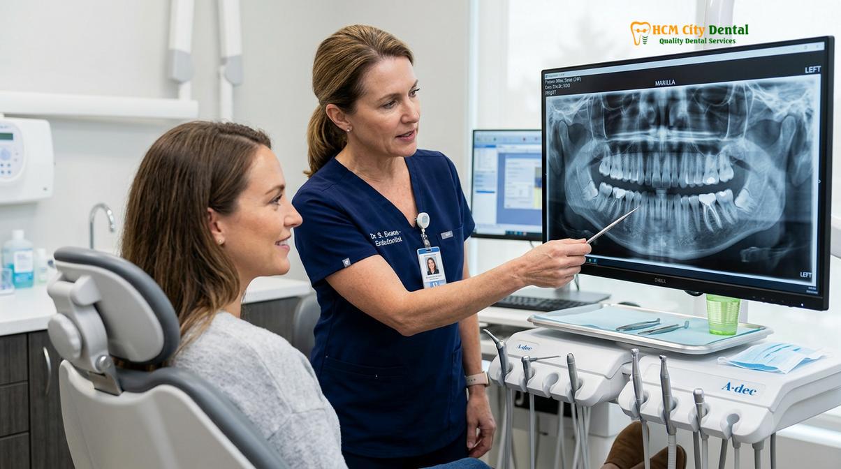 Visual description of verify dentist credentials license Vietnam
