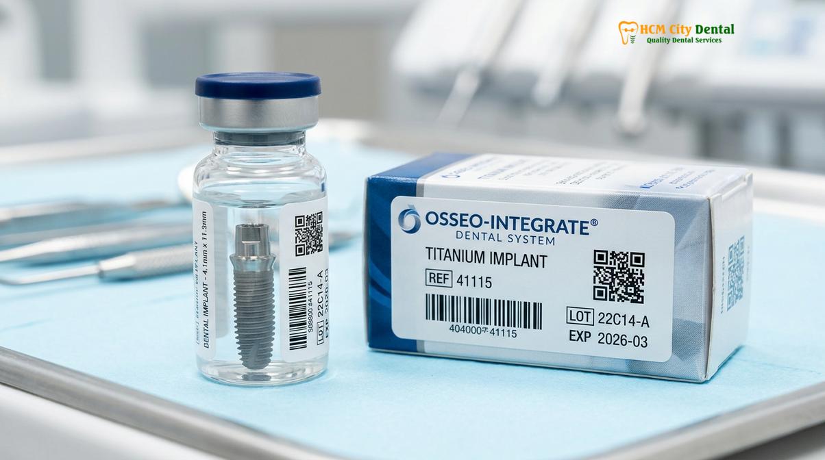 Verify Genuine Dental Implant Barcode Packaging | HCMC Dental