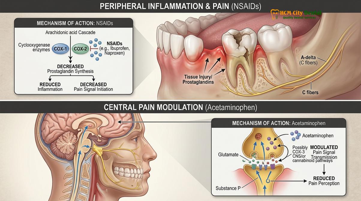 Clinical photography related to vietnam pharmacy dental pain guide