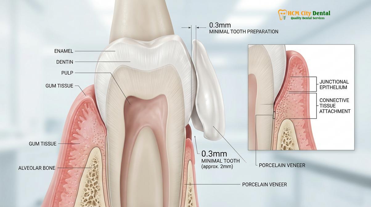 Clinical photography related to porcelain veneers warranty vietnam