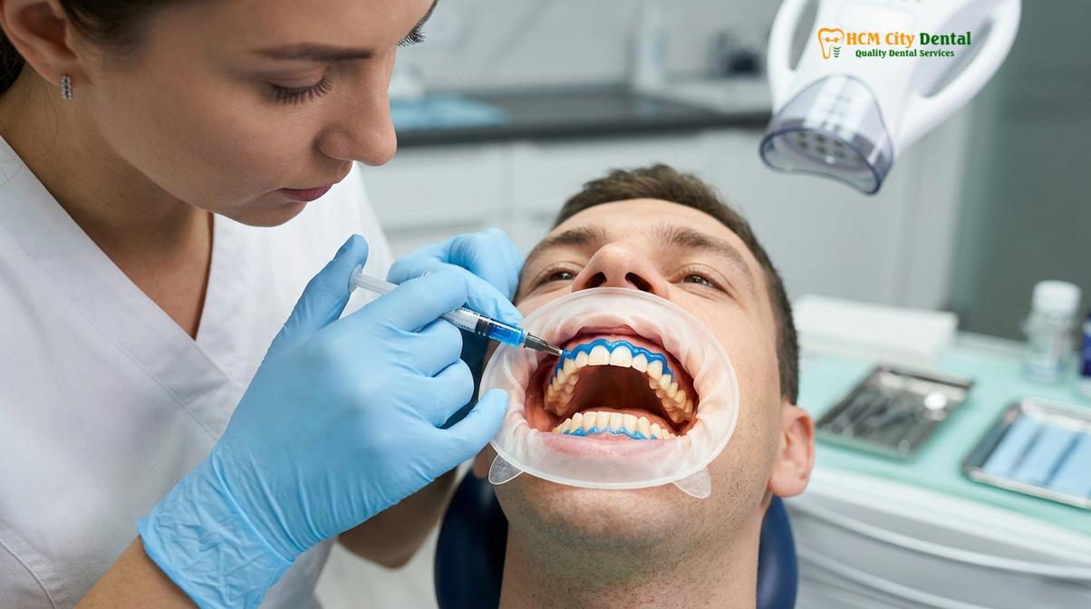 Clinical photography related to wedding teeth whitening package