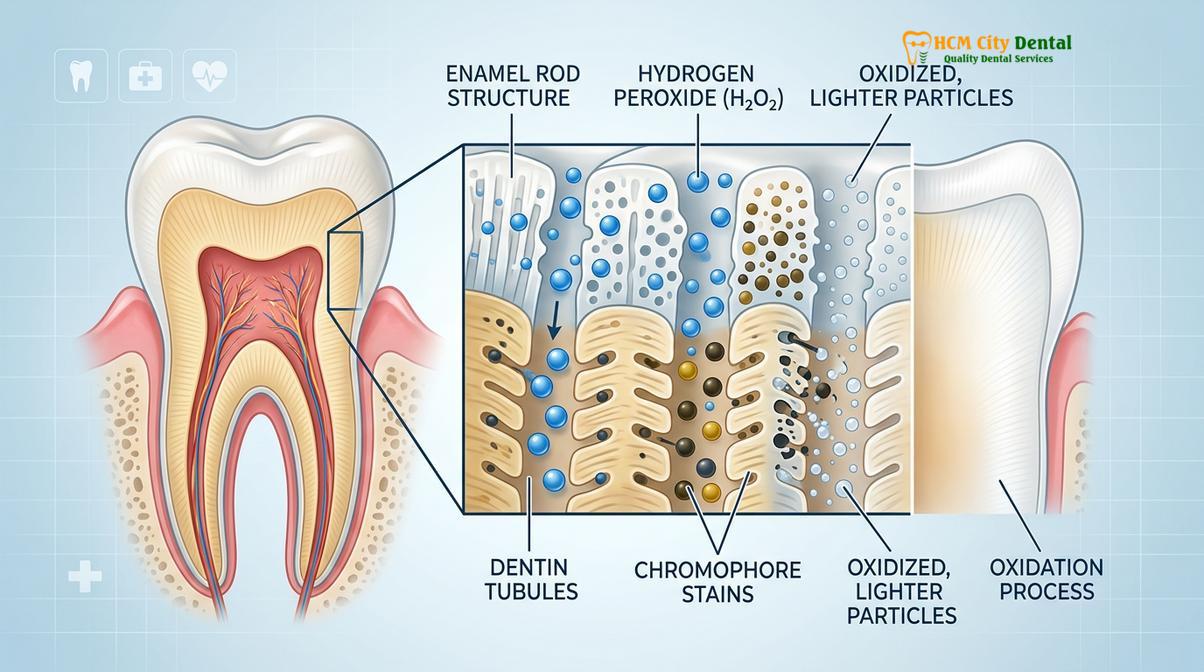 Visual description of wedding teeth whitening package