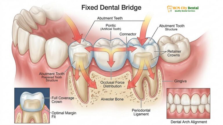 What is a Fixed Dental Bridge? Clinical Guide | HCMC Dental