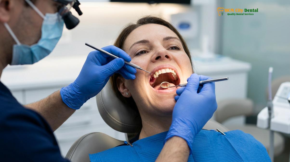Visual illustration of full dental bridge