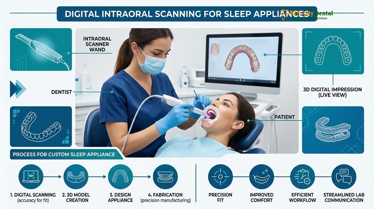 Summary diagram of mandibular advancement device