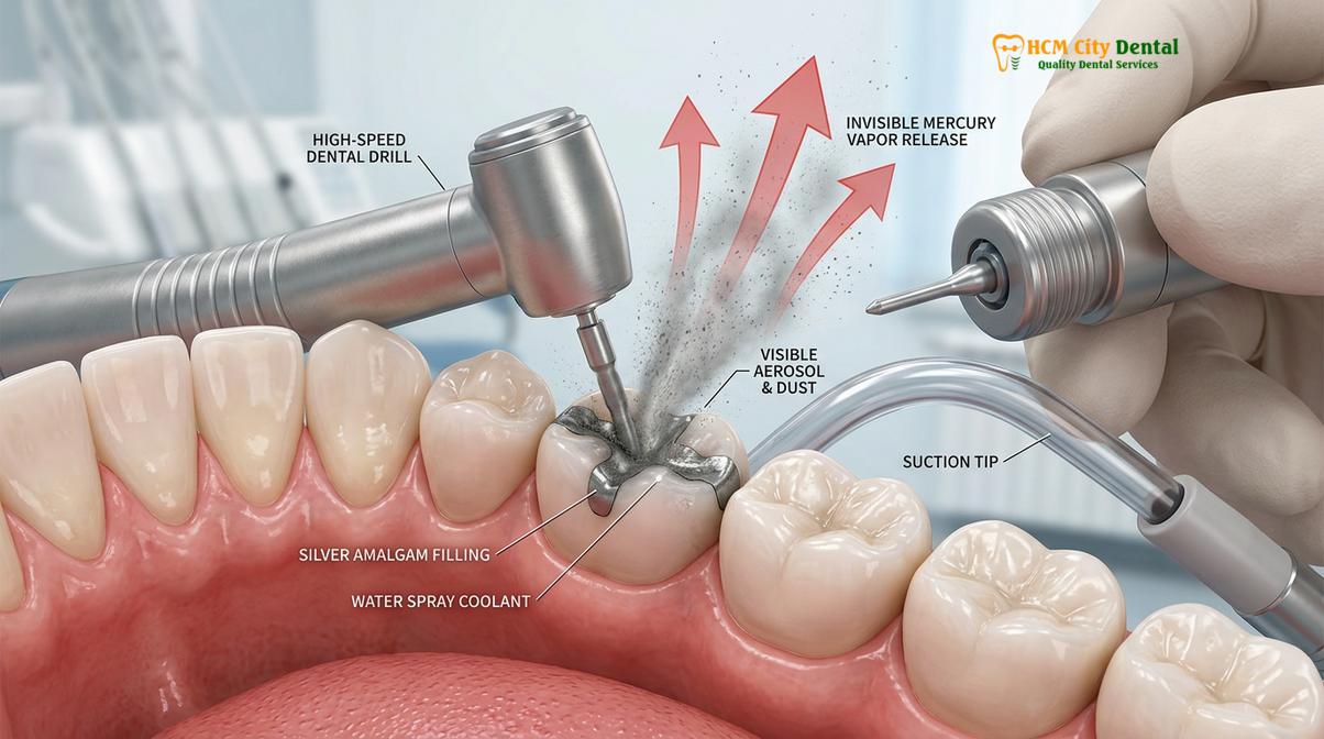 Clinical photography related to SMART amalgam removal