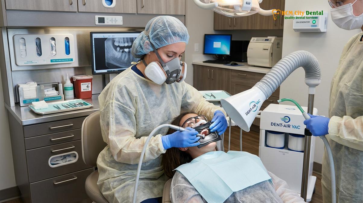 Visual description of SMART amalgam removal