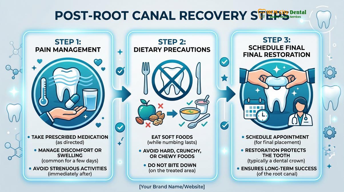 Summary diagram of Root Canal Procedure Ho Chi Minh City