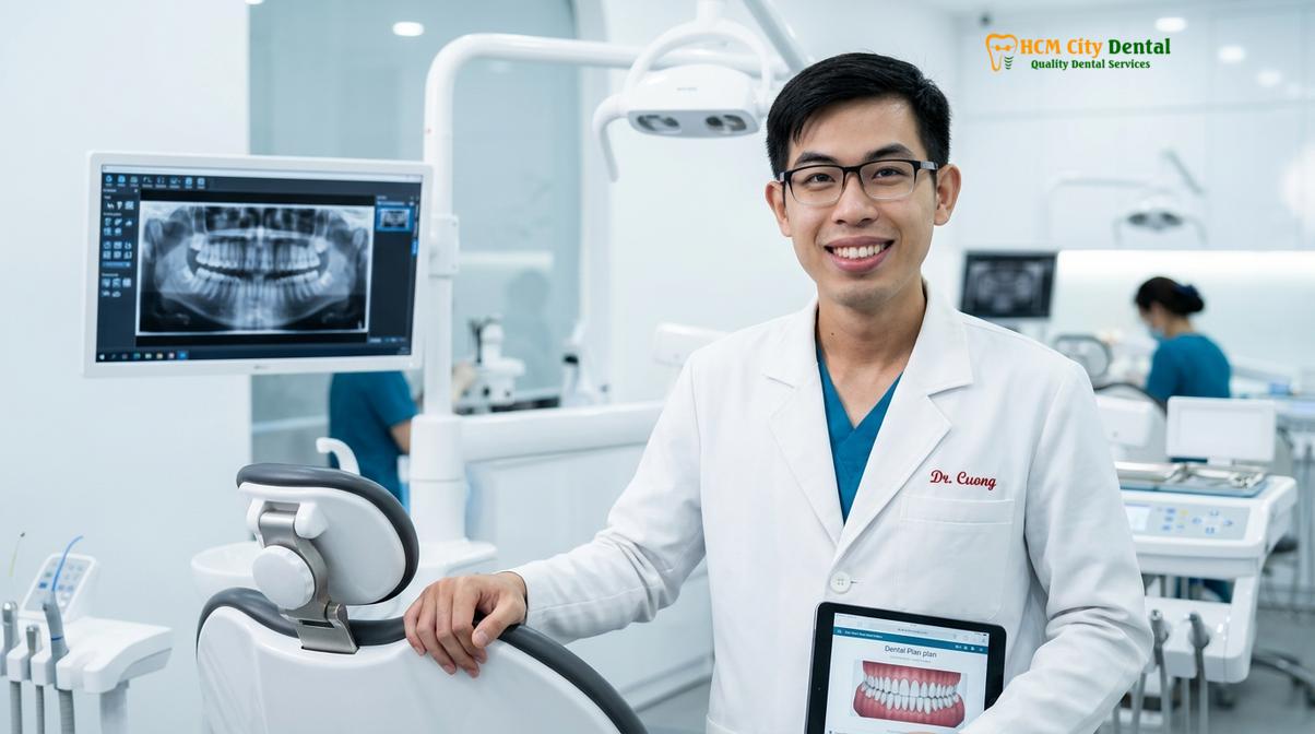 Dr. Nguyen Van Cuong DDS at HCMC Dental Clinic