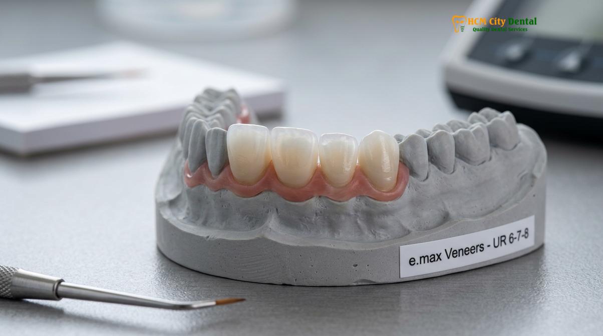 Visual description of replacing old veneers