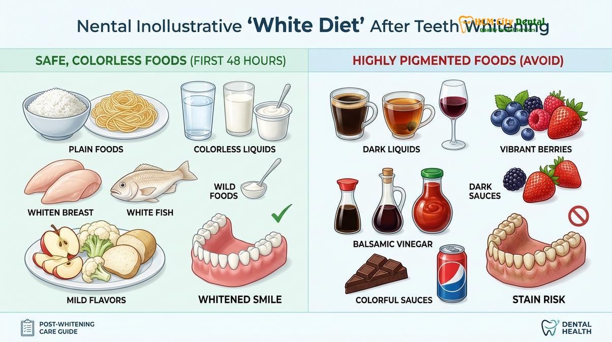 Visual description of how long does teeth whitening last