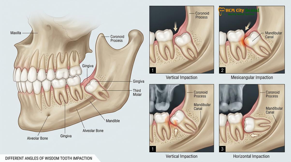 Clinical illustration of wisdom teeth age 35