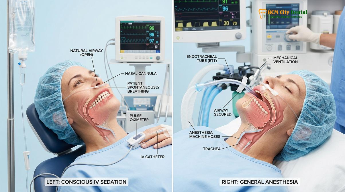 Clinical photography related to wisdom teeth removal iv sedation
