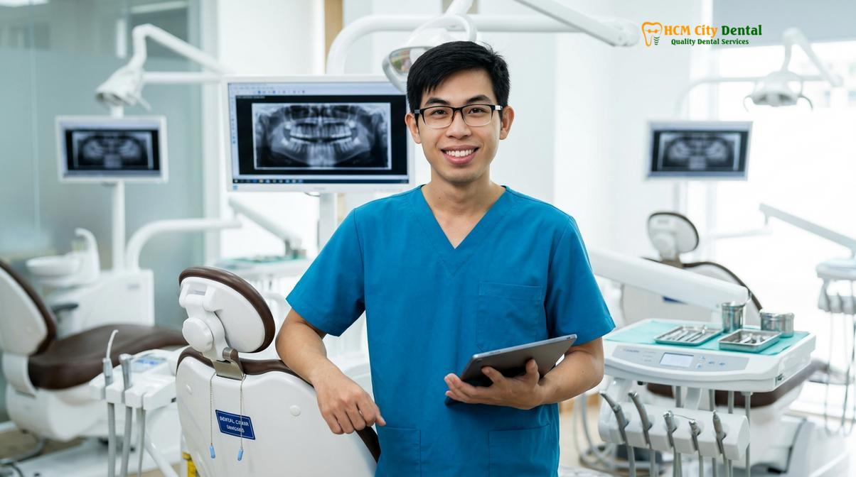 Dr. Nguyen Van Cuong DDS at HCMC Dental Clinic