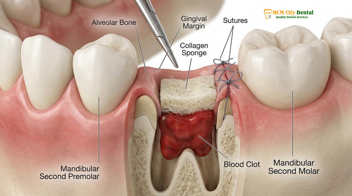 Clinical photography related to wisdom tooth extraction diabetes blood thinners