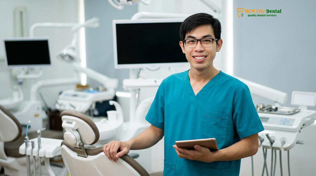 Dr. Nguyen Van Cuong DDS at HCMC Dental Clinic