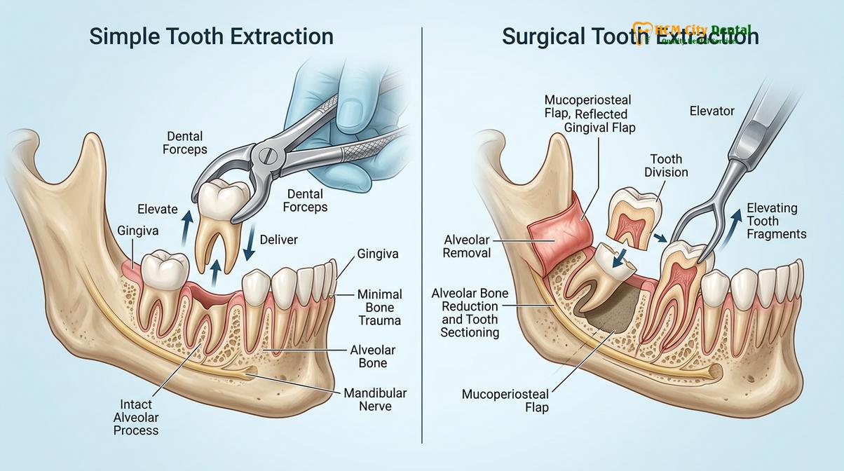 Visual description of wisdom tooth pain vietnam tourist
