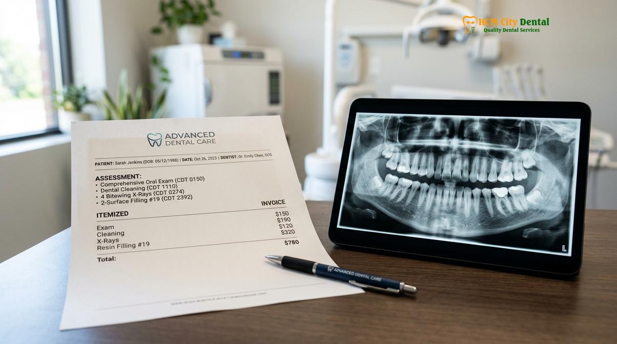 Visual description of wisdom tooth travel insurance claim