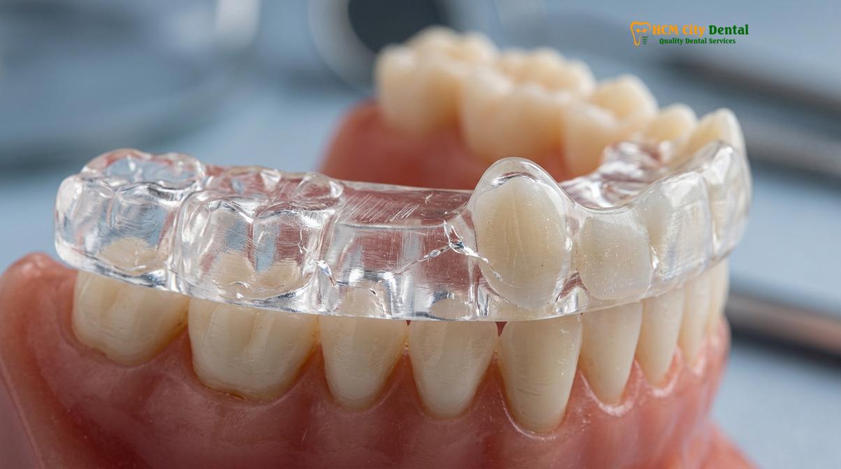 Clinical photography related to Acrylic Splint Replacement Saigon