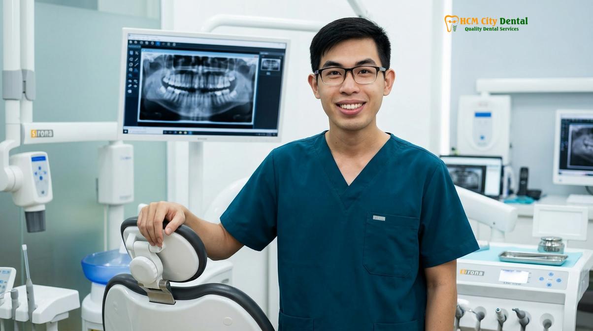 Dr. Nguyen Van Cuong DDS at HCMC Dental Clinic