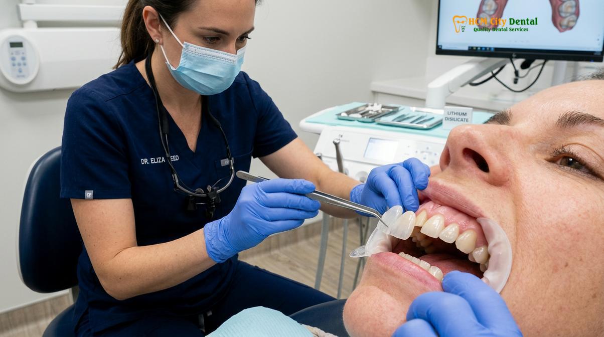 Visual description of zirconia crown