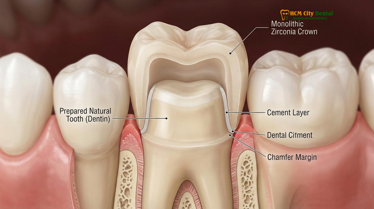 Clinical photography related to zirconia crown cost vietnam