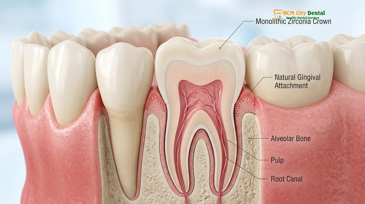 Clinical photography related to monolithic zirconia vs pfm